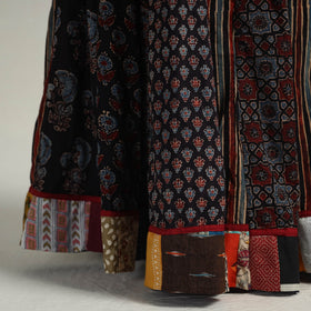 Multicolor - kutch printed 24 kali cotton long skirt 27
