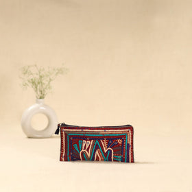 Kutch dhebariya hand embroidered clutch purse 12