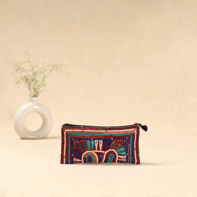 Kutch dhebariya hand embroidered clutch purse 12
