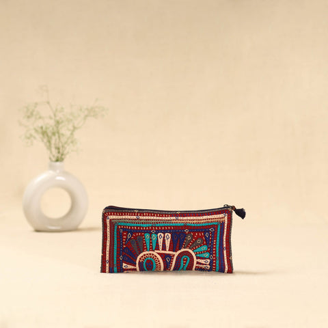 Kutch dhebariya hand embroidered clutch purse 12