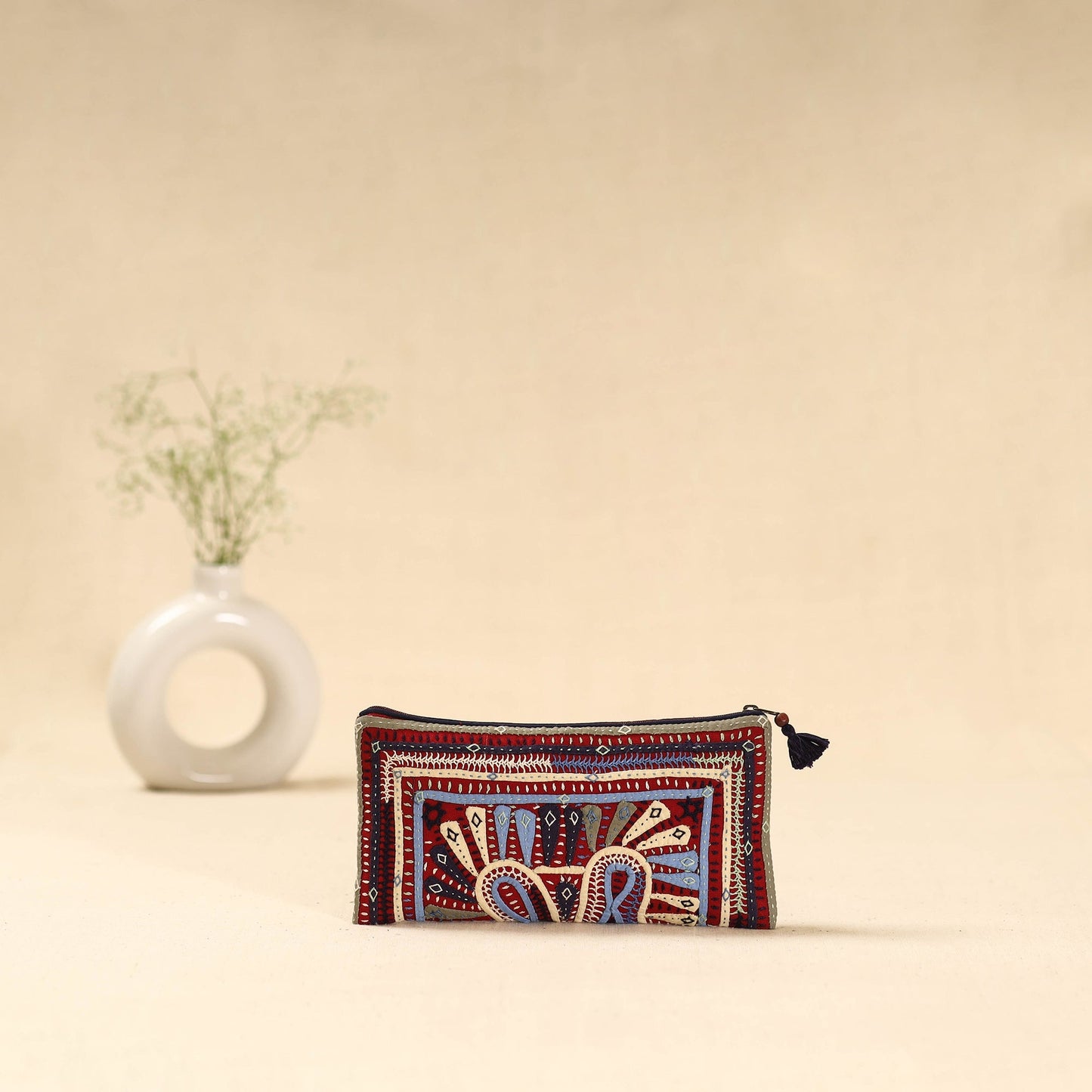 Kutch dhebariya hand embroidered clutch purse 15