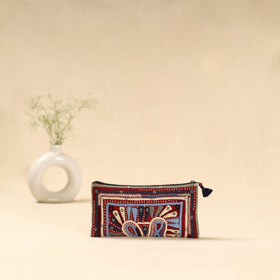 Kutch dhebariya hand embroidered clutch purse 15