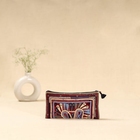 Kutch dhebariya hand embroidered clutch purse 15