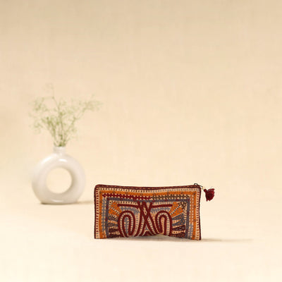 Kutch dhebariya hand embroidered clutch purse 17