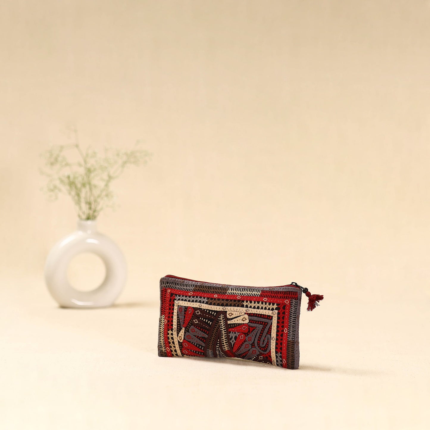 Kutch dhebariya hand embroidered clutch purse 18