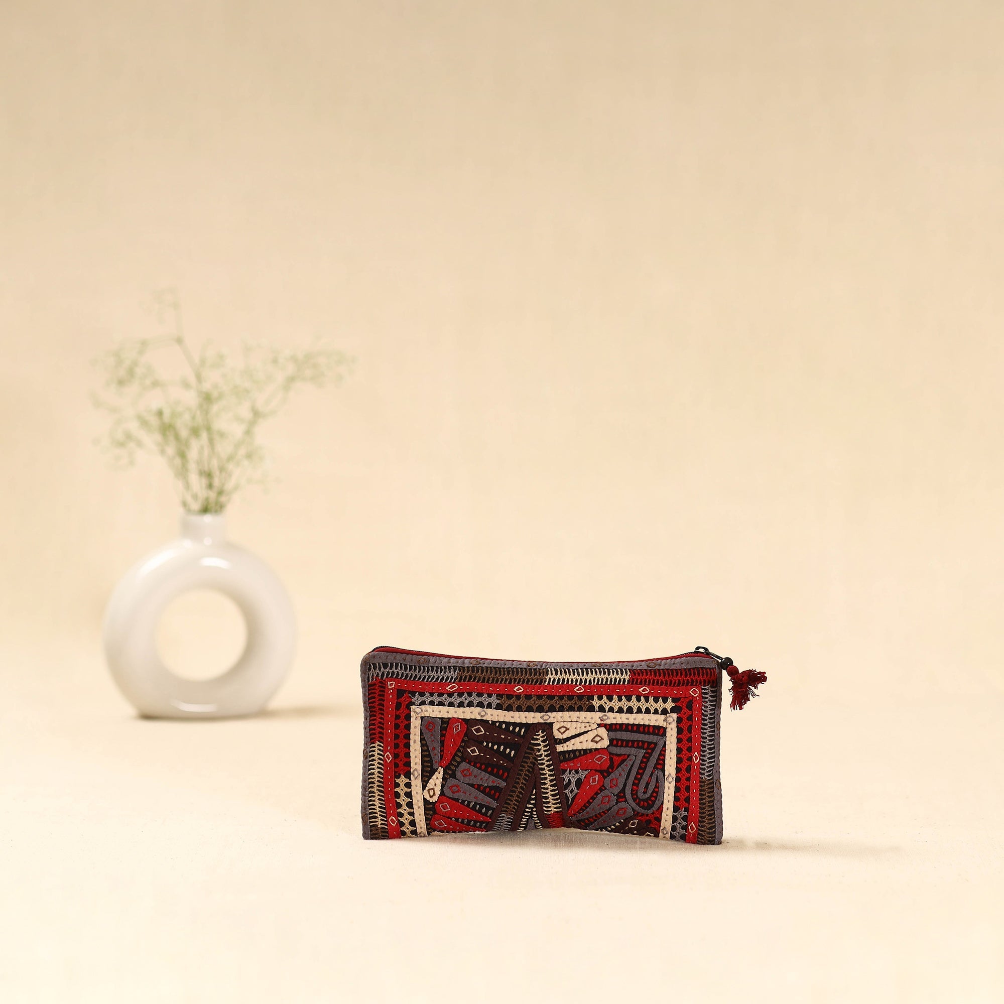 Kutch dhebariya hand embroidered clutch purse 18