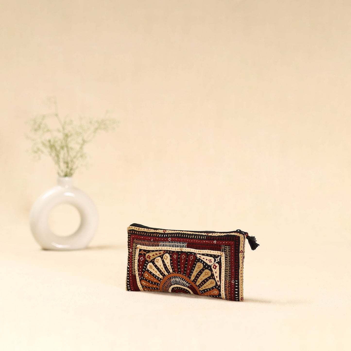 Kutch dhebariya hand embroidered clutch purse 19