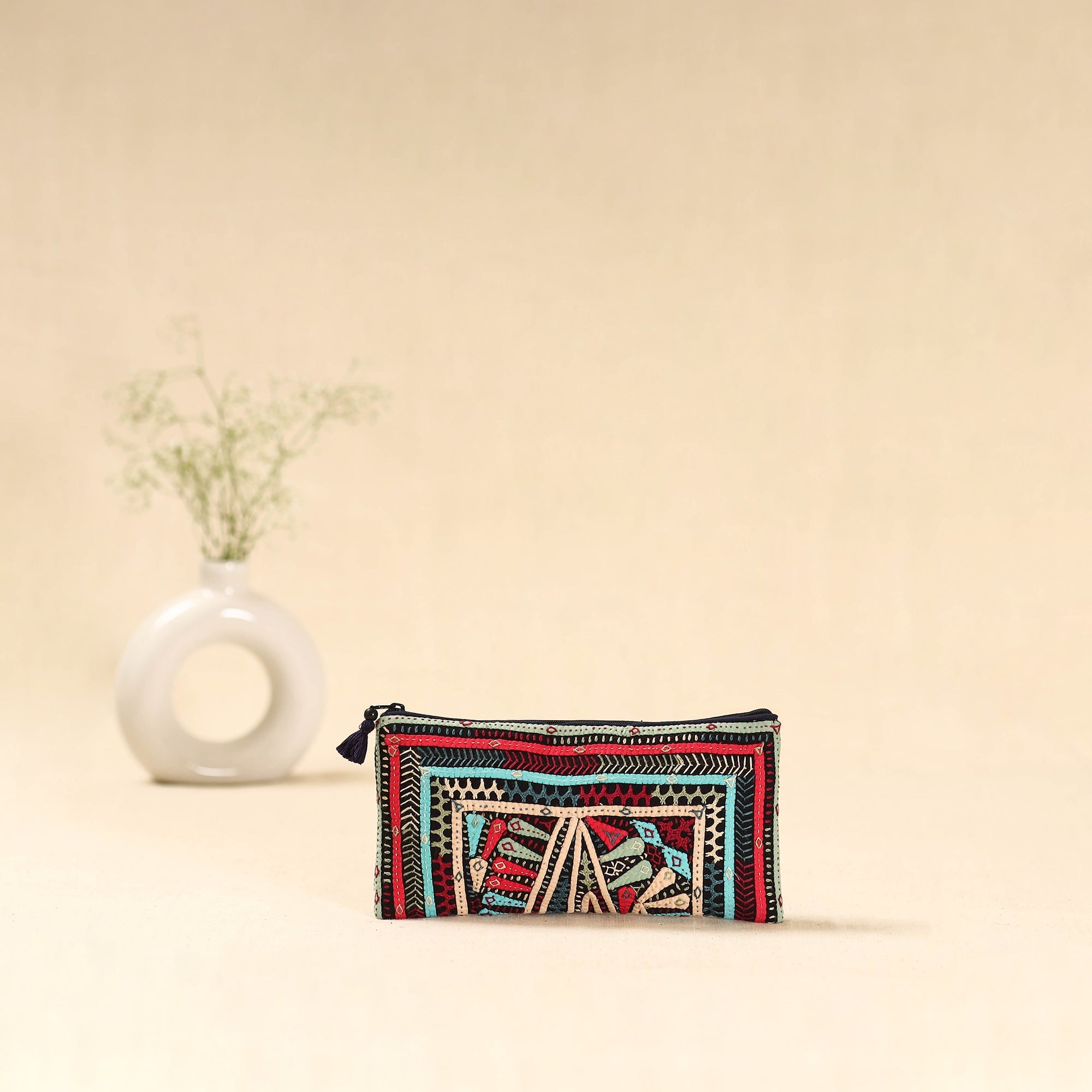 Kutch dhebariya hand embroidered clutch purse 20