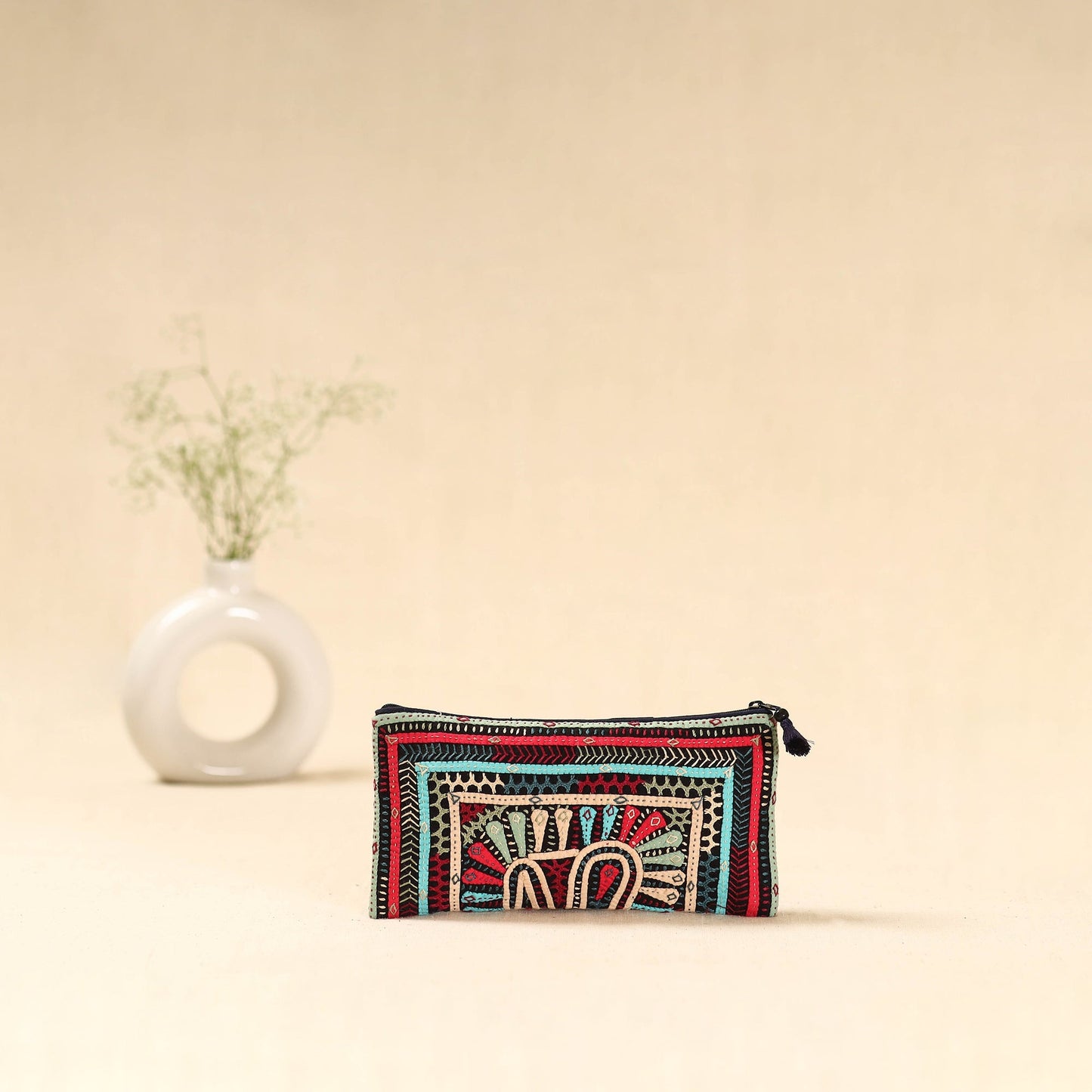 Kutch dhebariya hand embroidered clutch purse 20