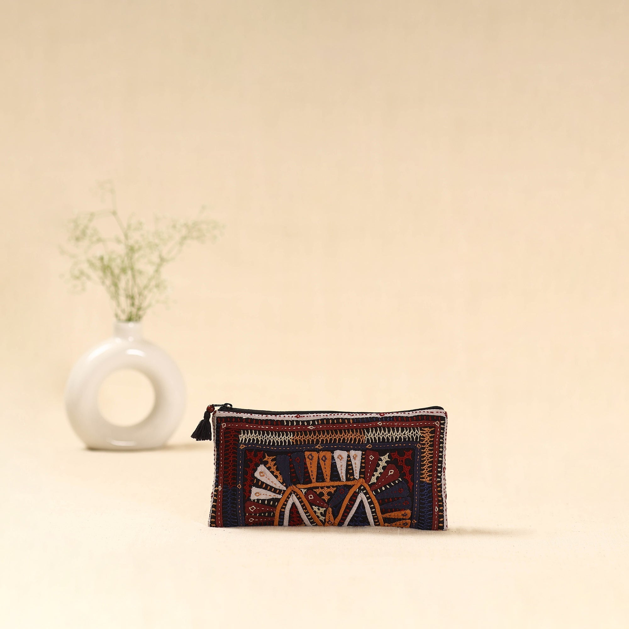 Kutch dhebariya hand embroidered clutch purse 21