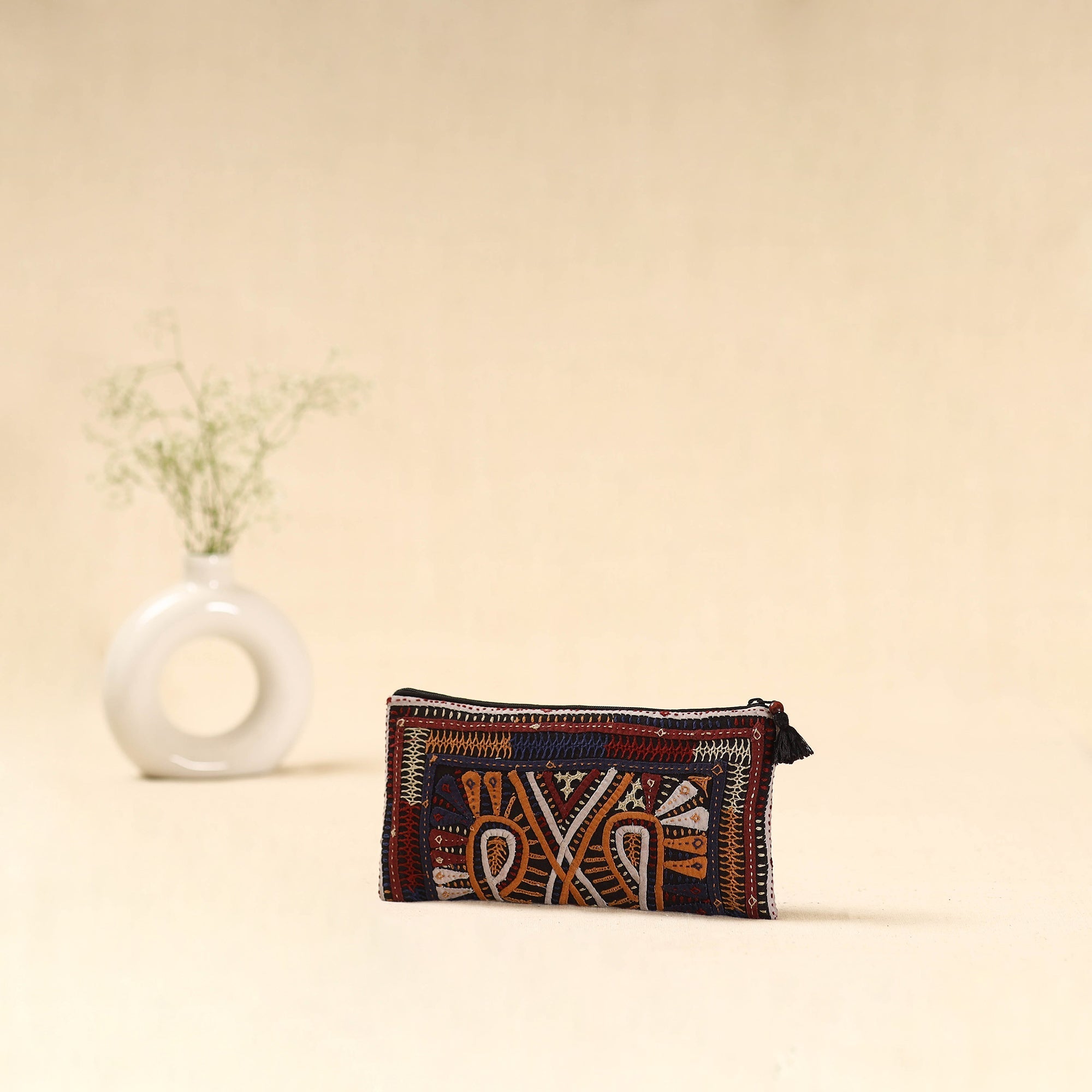 Kutch dhebariya hand embroidered clutch purse 21