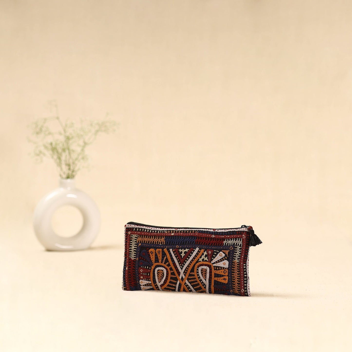 Kutch dhebariya hand embroidered clutch purse 21