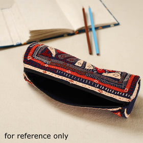 Kutch dhebariya hand embroidered pencil pouch 152