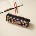 Kutch dhebariya hand embroidered pencil pouch 161