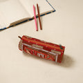 Kutch dhebariya hand embroidered pencil pouch 162