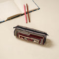 Kutch dhebariya hand embroidered pencil pouch 163