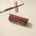 Kutch dhebariya hand embroidered pencil pouch 169