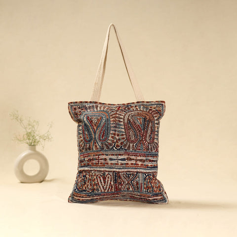 Kutch dhebariya hand embroidered shoulder bag 114