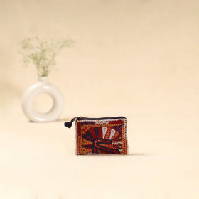 Kutch dhebariya qatab hand embroidered coin pouch 133