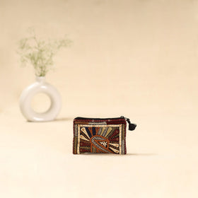 Kutch dhebariya qatab hand embroidered coin pouch 140