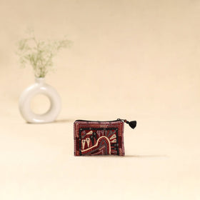 Kutch dhebariya qatab hand embroidered coin pouch 142