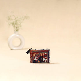 Kutch dhebariya qatab hand embroidered coin pouch 143