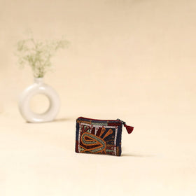 Kutch dhebariya qatab hand embroidered coin pouch 144