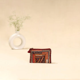 Kutch dhebariya qatab hand embroidered coin pouch 146
