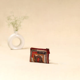 Kutch dhebariya qatab hand embroidered coin pouch 146