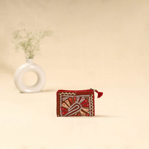 Kutch dhebariya qatab hand embroidered coin pouch 151