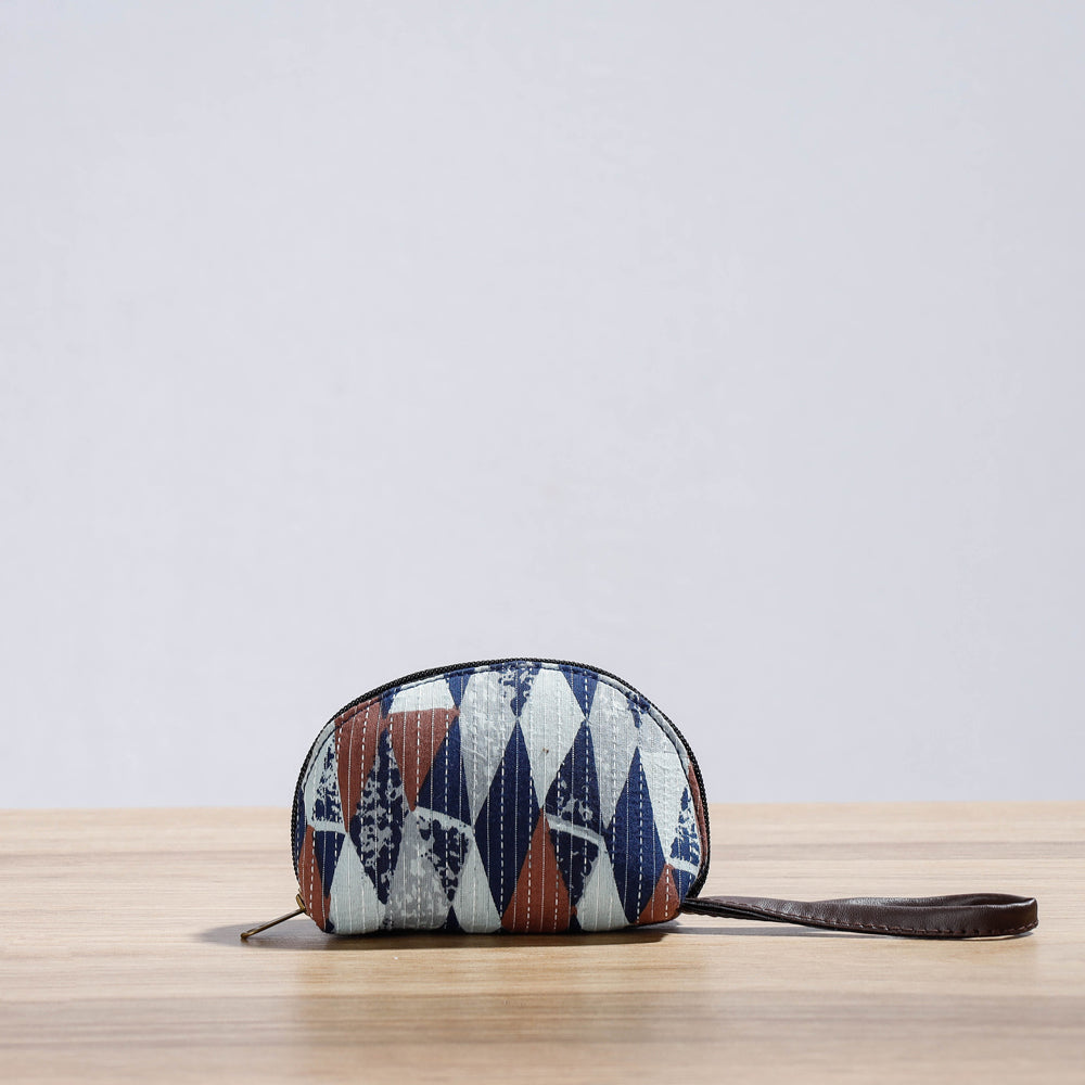  Kutch Handcrafted Cotton Running Sticth Shoulder Bag (Set of 4) 