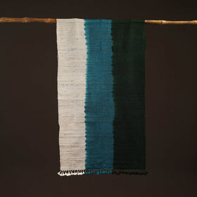 Kutch handwoven three shaded merino wool x katia silk stole