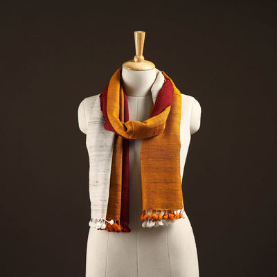 Kutch handwoven three shaded merino wool x katia silk stole