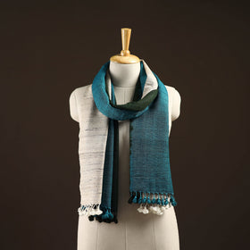Kutch handwoven three shaded merino wool x katia silk stole