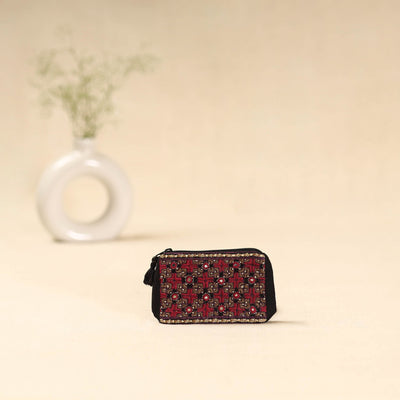Kutch neran hand embroidered coin pouch 185 - handcrafted