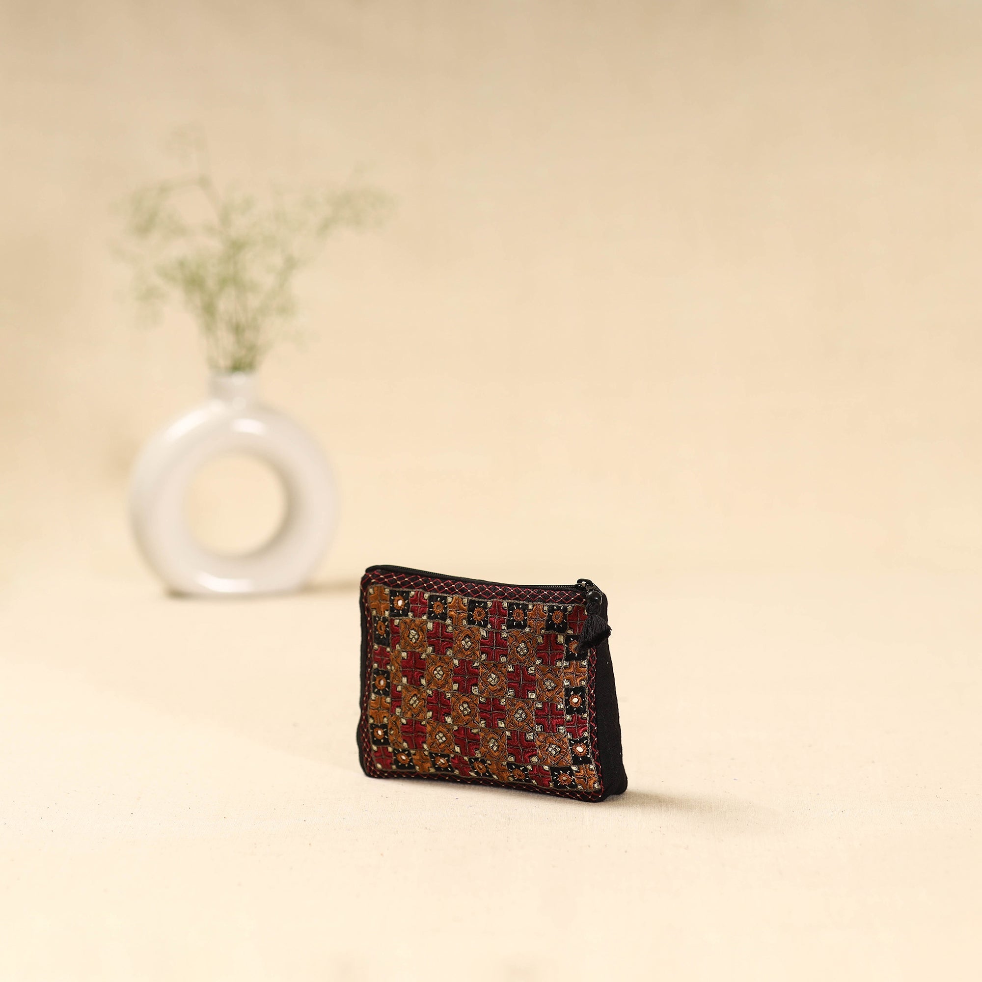 Kutch pakko neran hand embroidered cosmetic pouch 193