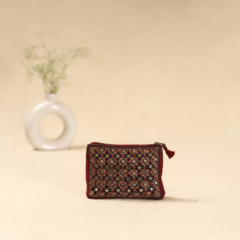 Kutch pakko neran hand embroidered cosmetic pouch 198