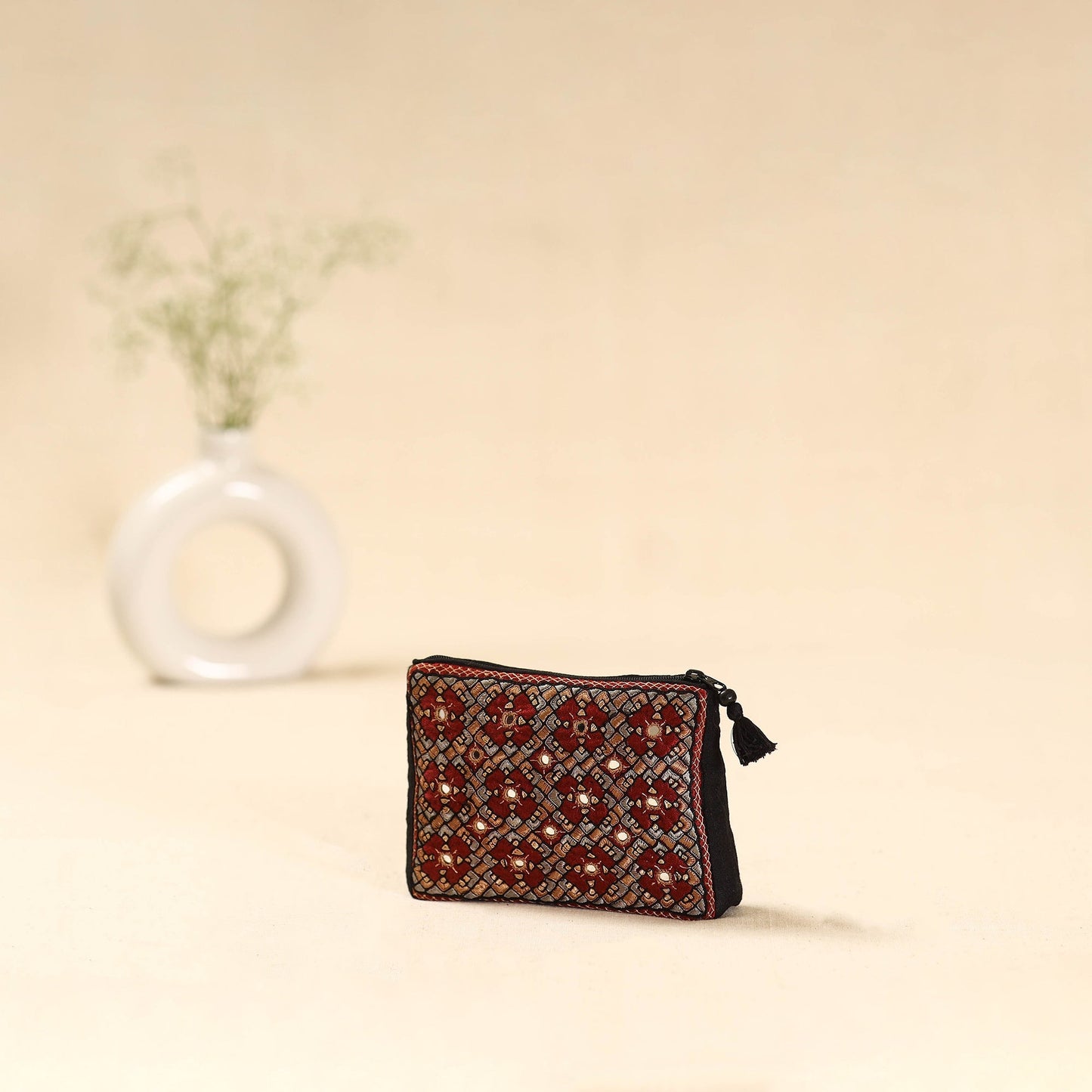 Kutch pakko neran hand embroidered cosmetic pouch 199