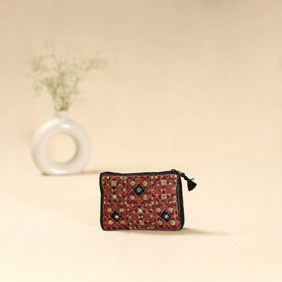 Kutch pakko neran hand embroidered cosmetic pouch 203