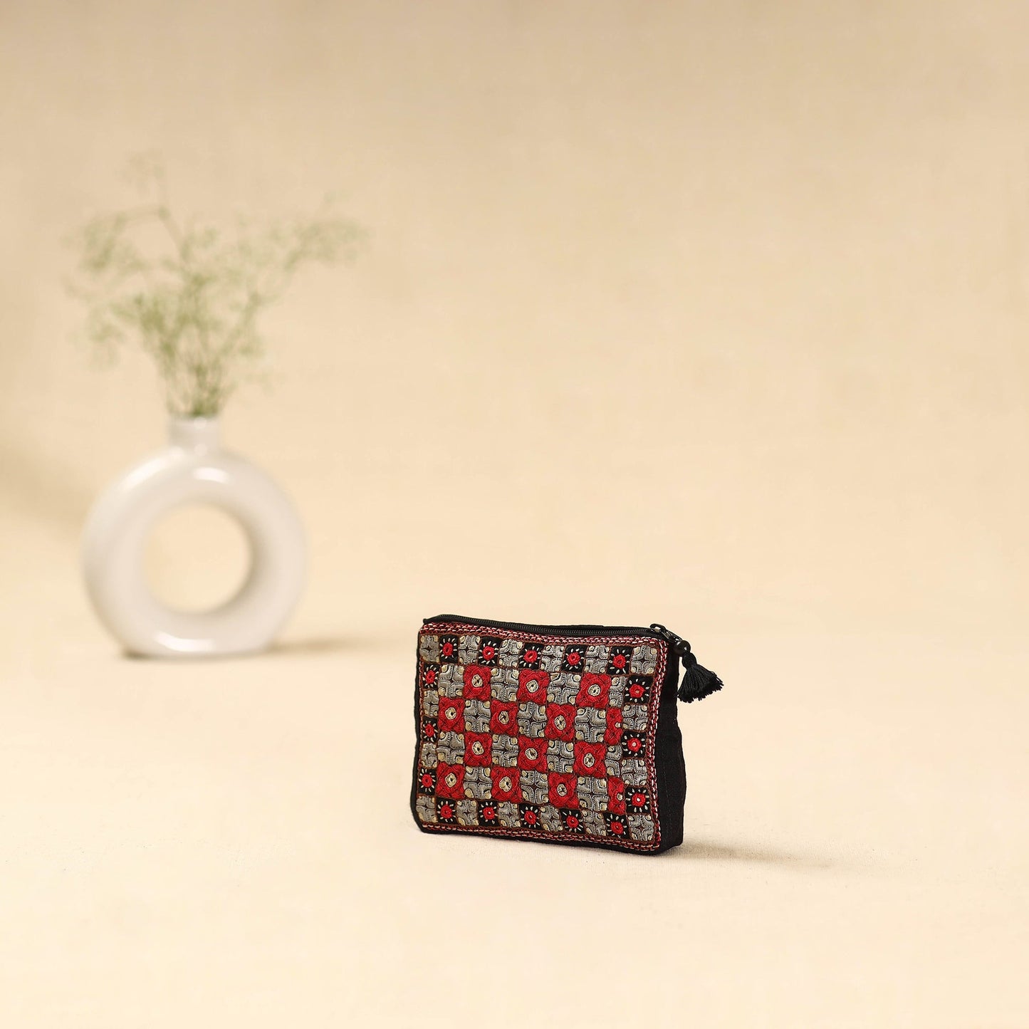 Kutch pakko neran hand embroidered cosmetic pouch 210