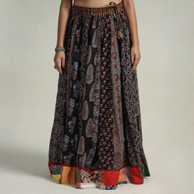 Multicolor - kutch printed 24 kali cotton long skirt 09