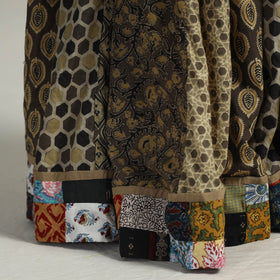 Multicolor - kutch printed 24 kali cotton long skirt 12