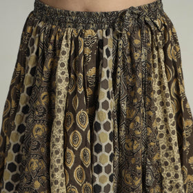 Multicolor - kutch printed 24 kali cotton long skirt 12