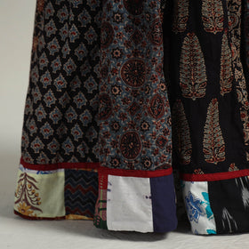 Multicolor - kutch printed 24 kali cotton long skirt 17