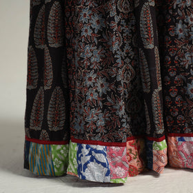 Multicolor - kutch printed 24 kali cotton long skirt 37