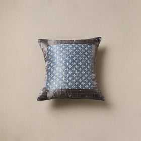 Multicolor - kutch hand embroidery mashru silk cushion