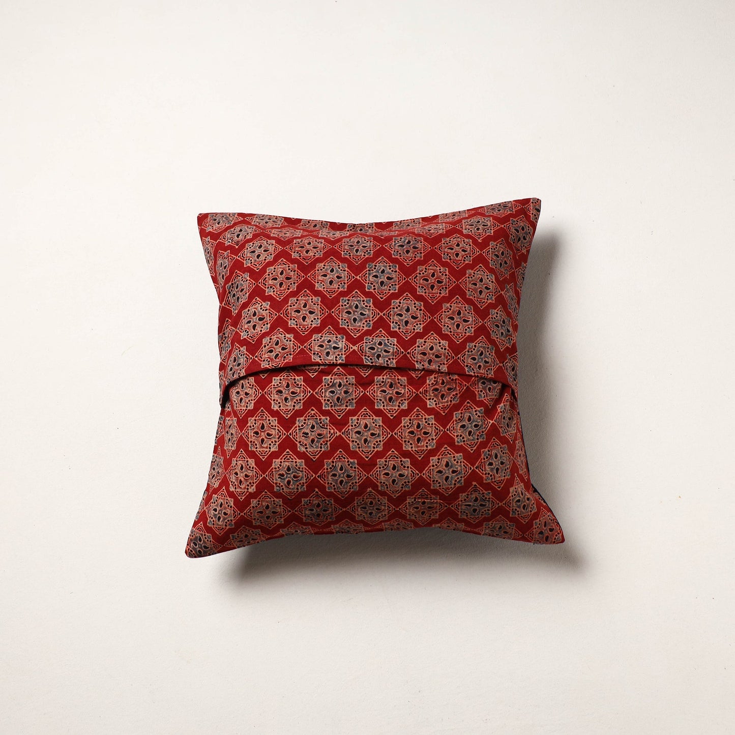 Multicolor - kutch tagai work cotton patchwork cushion