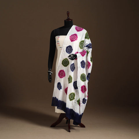 Multicolor Kutch Tie-Dye Cotton Bandhani Dupatta