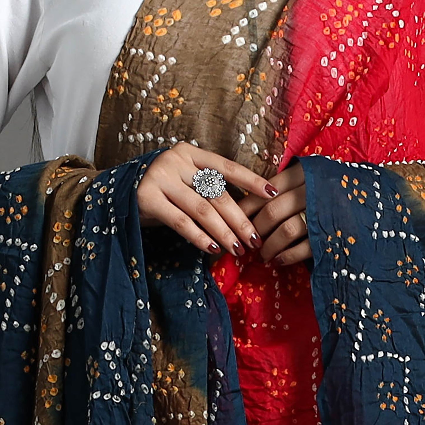 Shop Authentic Multicolor Bandhani Cotton Dupatta Online