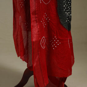 Kutch tie-dye cotton bandhani dupatta 36 - handcrafted